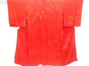 アンティーク　紋錦紗金砂子雲模様単衣長襦袢